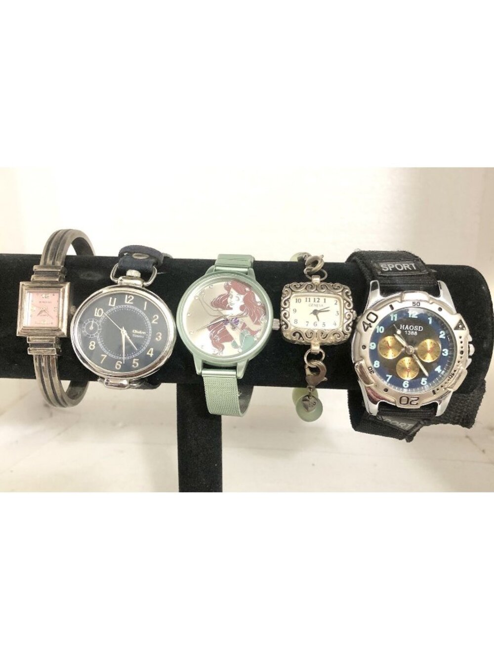 Assorted Watch Lot For Parts Or Repairs Disney, Rumours,Quim, Haosd,Geneva